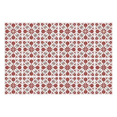 Konyha csempe matrica Folklór - virágok és levelek