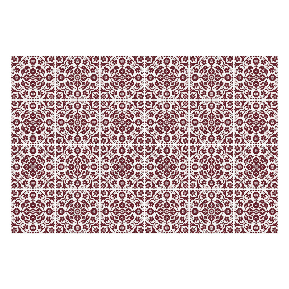 Csempe dekor matrica Népművészet ihlette minta