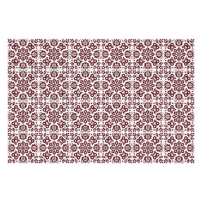 Fali csempe matrica Folklór motívum levelekkel