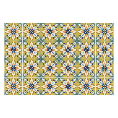 Csempe dekor matrica Élénk motívumok a rácsban