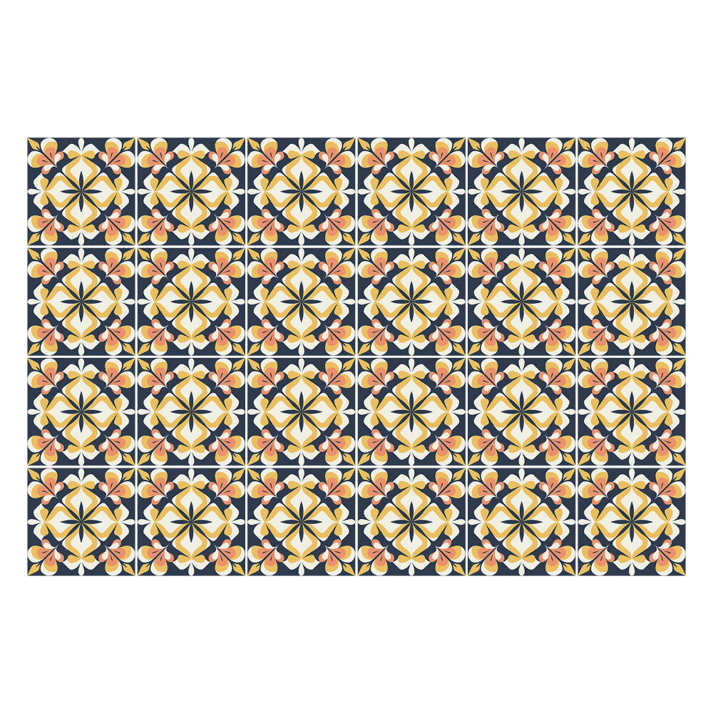 Fali csempe matrica díszítő motívum rácsban