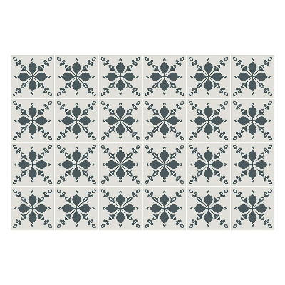 Csempe dekor matrica Egyszerű elrendezési motívumok