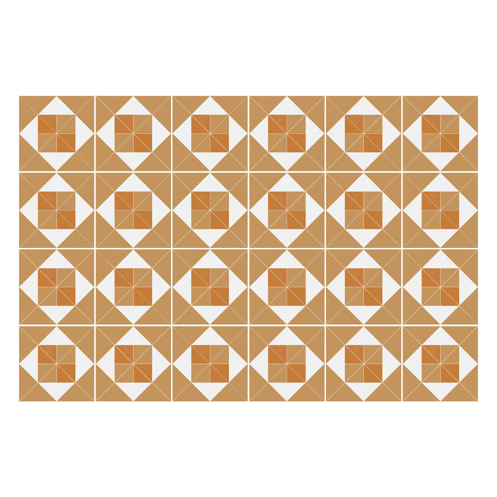 Fali csempe matrica Négyzetek és rombuszok geometriája