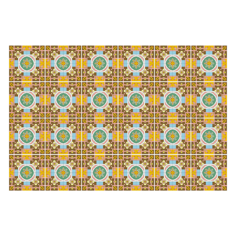 Csempe dekor matrica Szabályos csempeminta