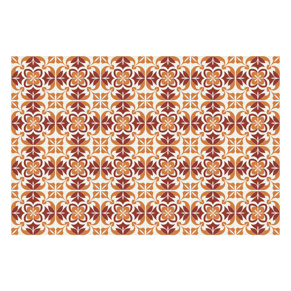 Fali csempe matrica Egy virágkötészet ihlette minta