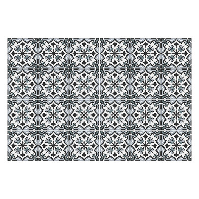 Fali csempe matrica Elegáns díszített csempék