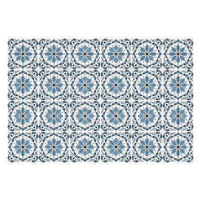 Fali csempe matrica Kék csempe minta