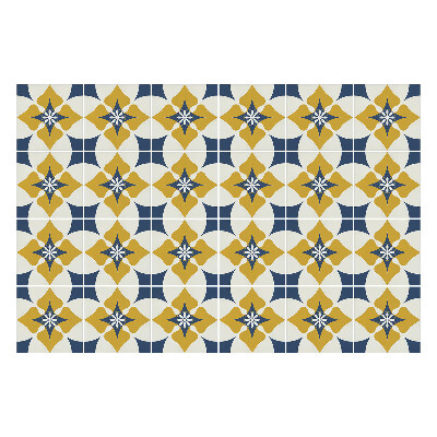 Konyha csempe matrica Pasztell virágmotívumok