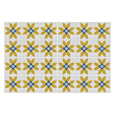 Csempe dekor matrica Minimalista virágok