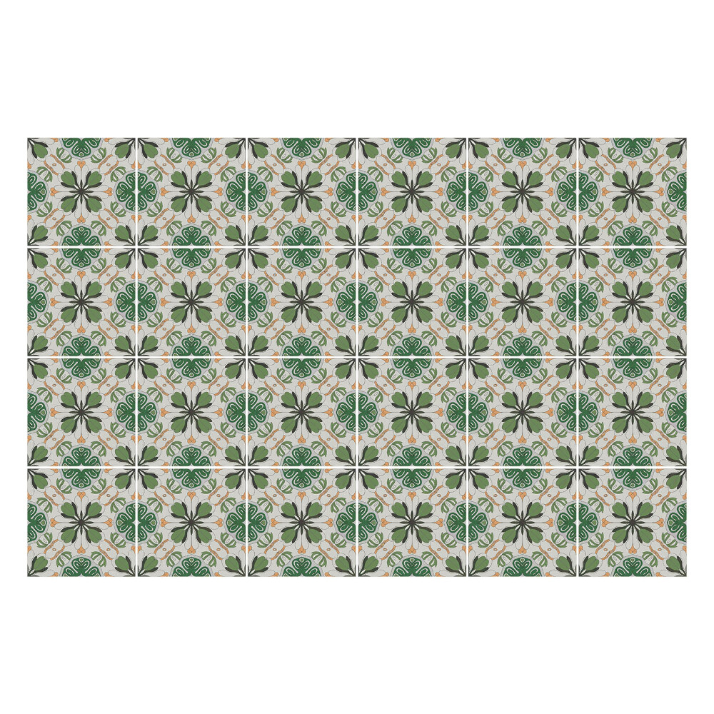 Fali csempe matrica Díszes mozaik