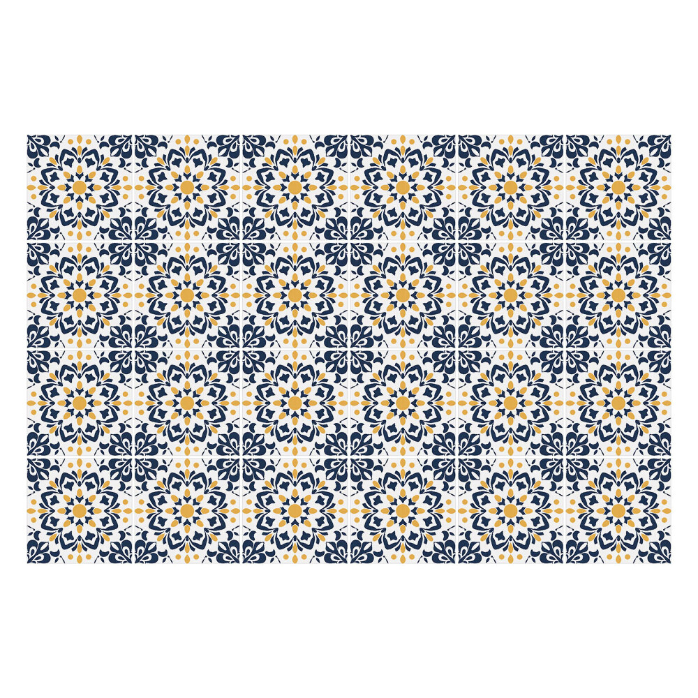 Csempe dekor matrica Gyönyörűen díszített csempék