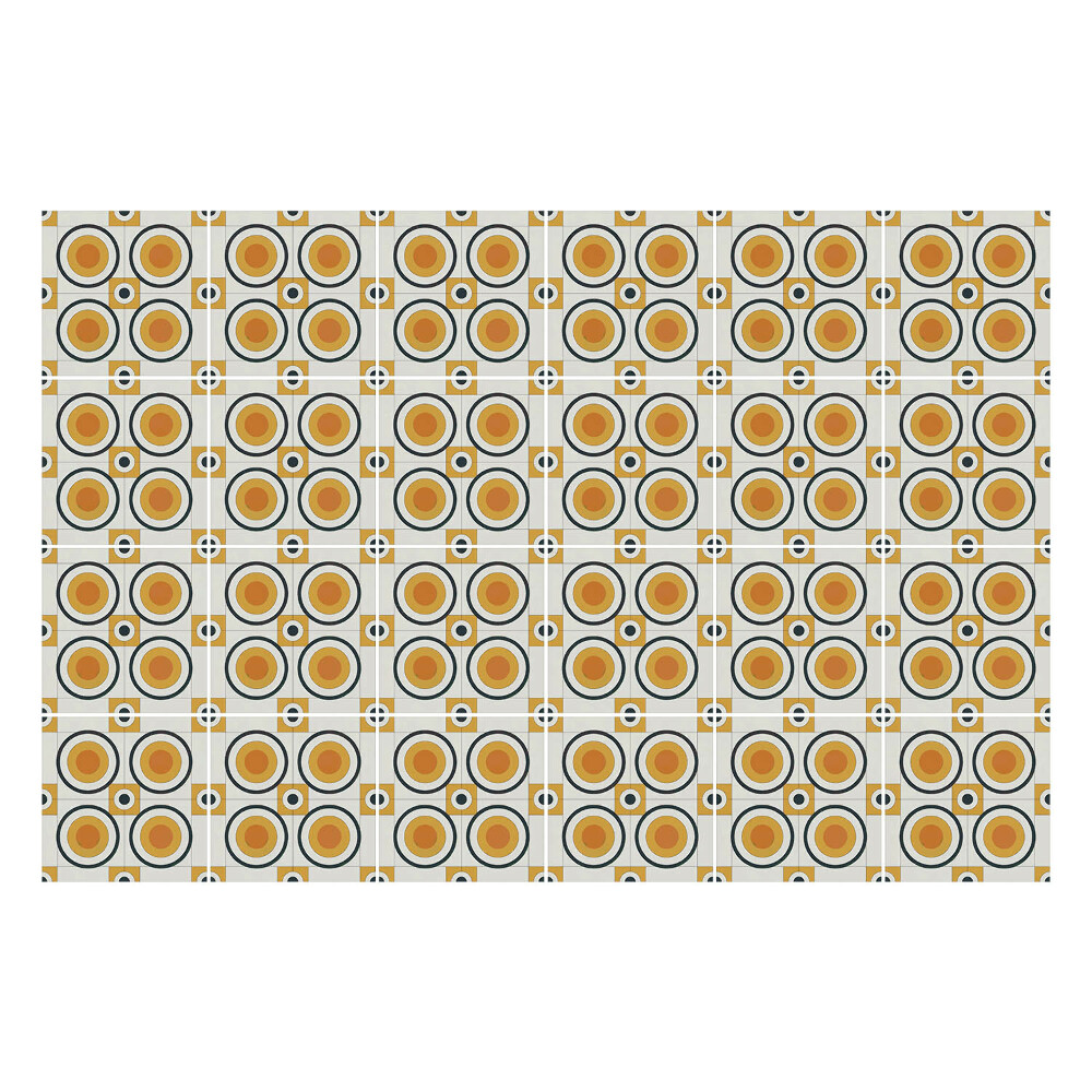 Csempe dekor matrica Kerek motívumok