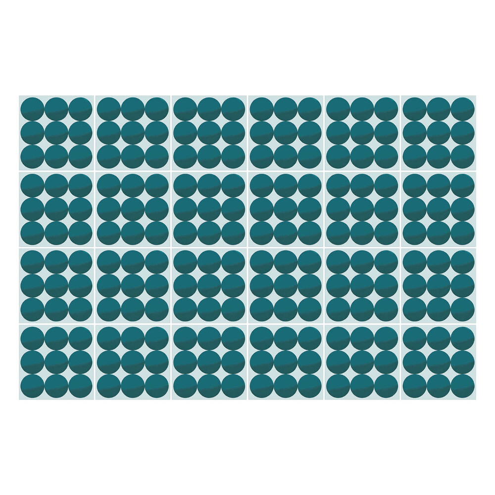 Fali csempe matrica Körök elrendezése rácsban