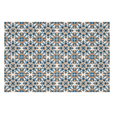 Konyha csempe matrica Virágminta