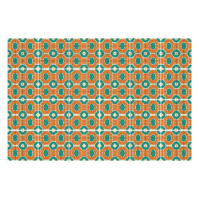 Fali csempe matrica Ovális vintage formák