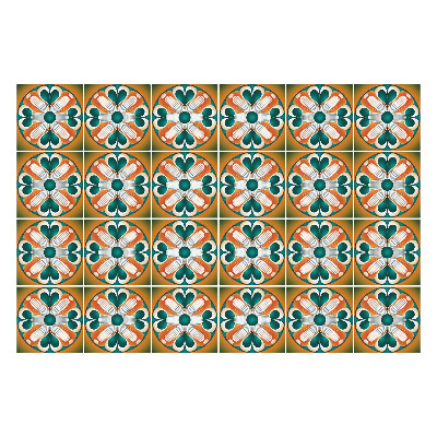 Csempe dekor matrica Színes csempe minta