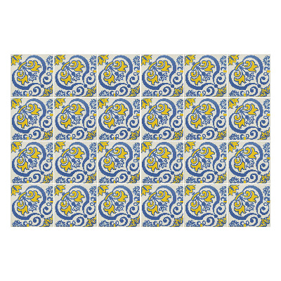 Konyha csempe matrica Régi díszített csempék