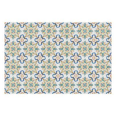 Csempe dekor matrica Virágdíszek az elrendezésben