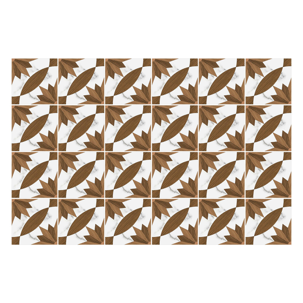 Fali csempe matrica Fa márvánnyal