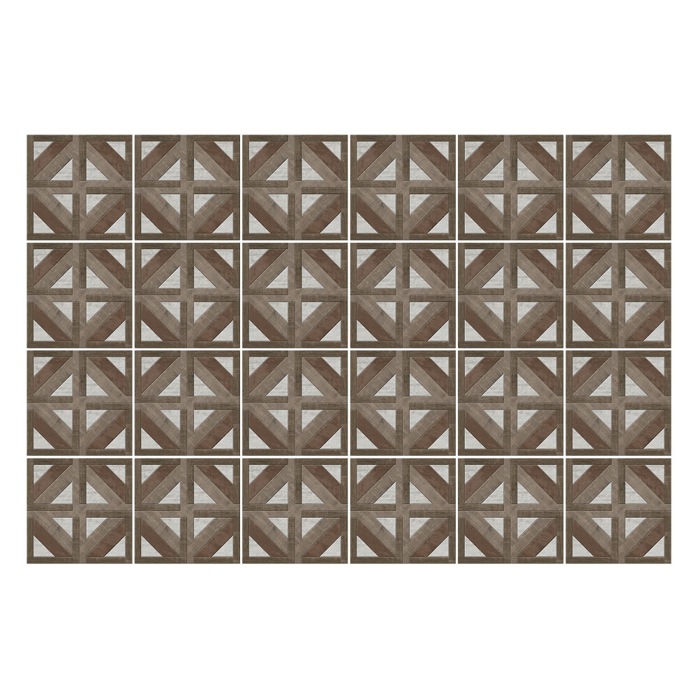 Csempe dekor matrica Az átkelő deszkák motívuma