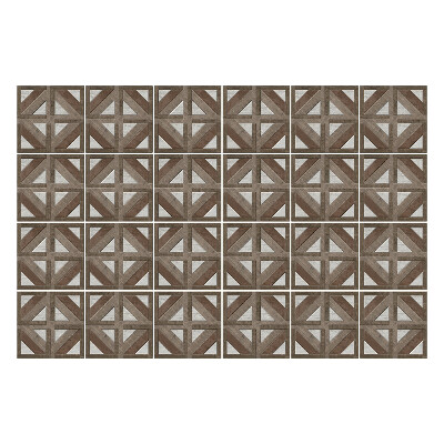 Csempe dekor matrica Az átkelő deszkák motívuma