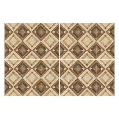 Konyha csempe matrica Fából készült rombuszok elrendezésben