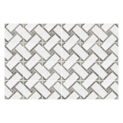 Konyha csempe matrica Rombuszok szövése hálóban