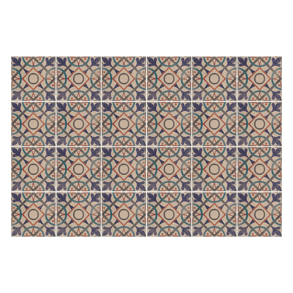 Csempe dekor matrica Vintage retró csempék