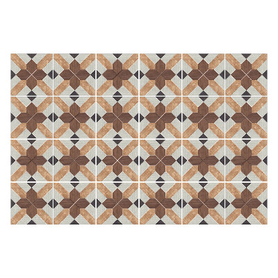 Fali csempe matrica Geometriai négyzetek és keresztek