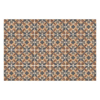 Csempe dekor matrica Szimmetrikus fa motívumok