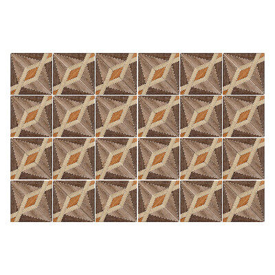 Csempe dekor matrica A fa formák geometriája