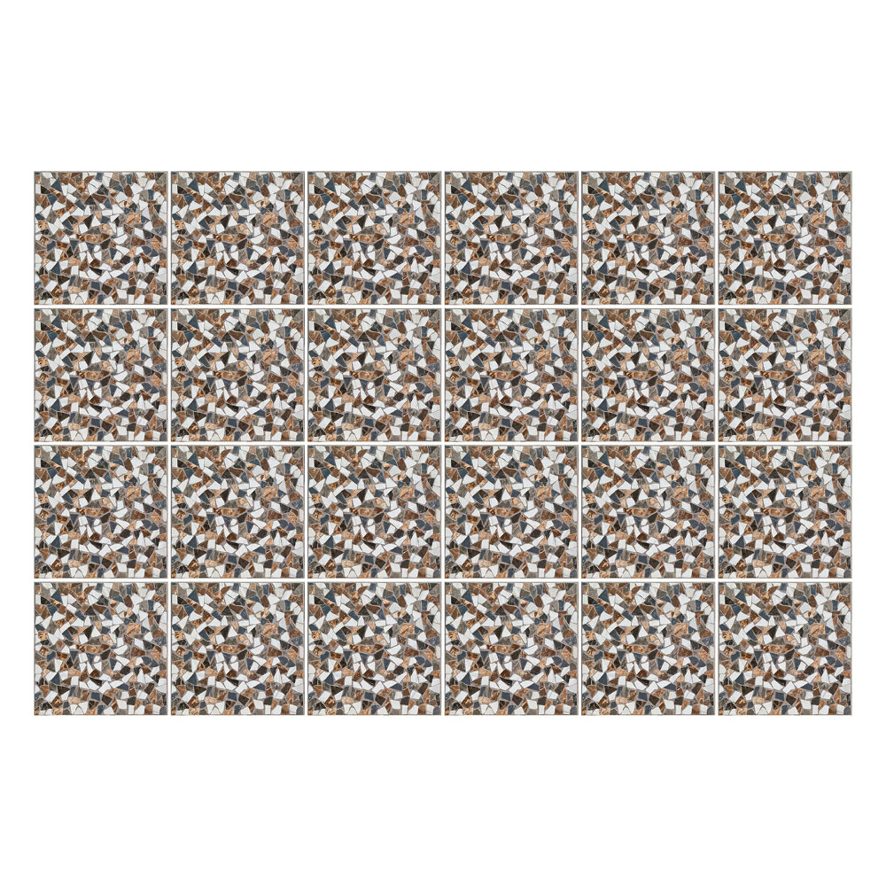 Fali csempe matrica Geometriai motívumok mozaikban