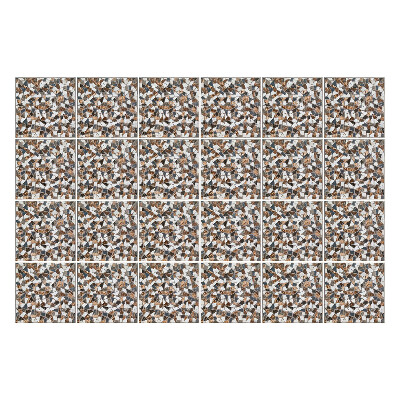 Fali csempe matrica Geometriai motívumok mozaikban