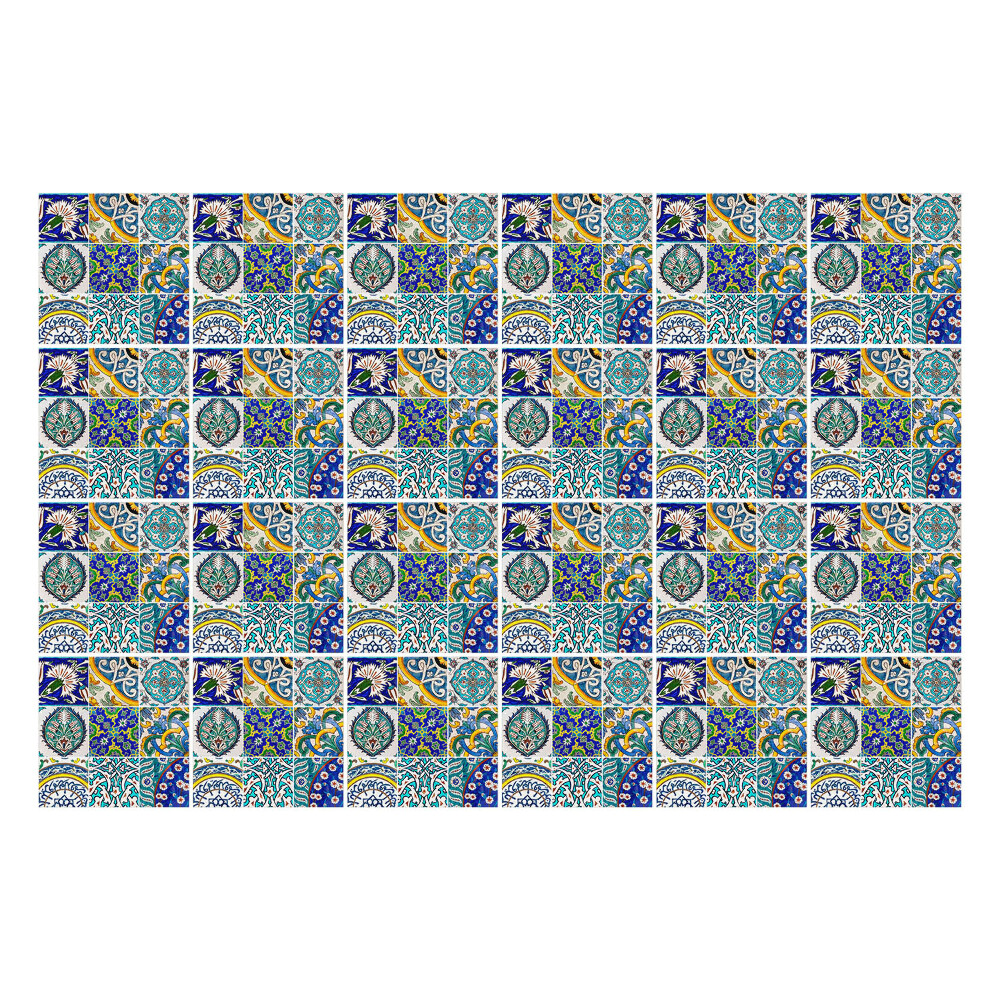 Csempe dekor matrica Mozaik díszekkel