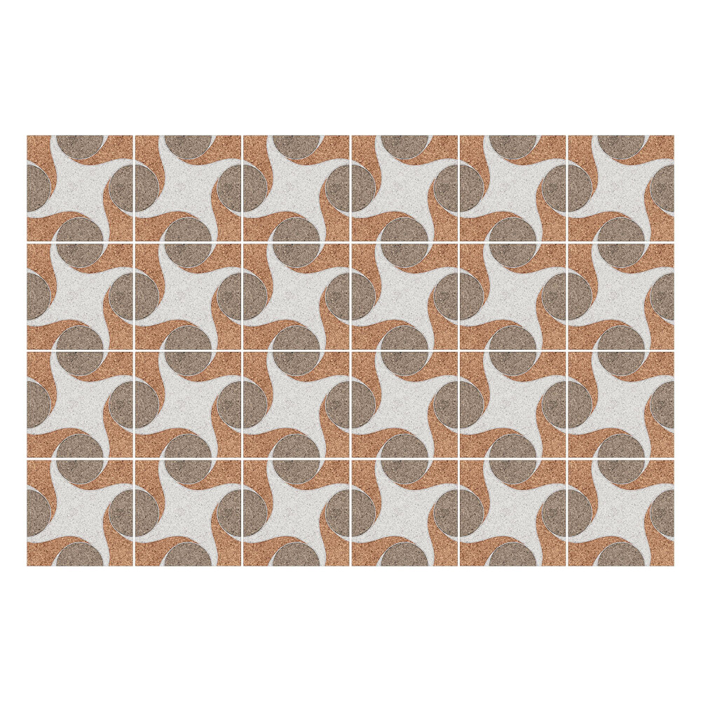 Fali csempe matrica Dinamikus körök és ellipszisek