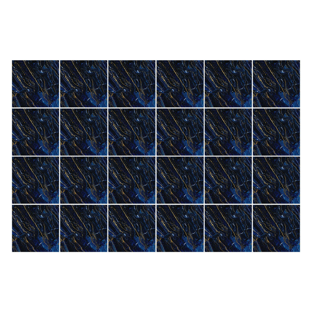 Csempe dekor matrica Sötét kobalt márvány