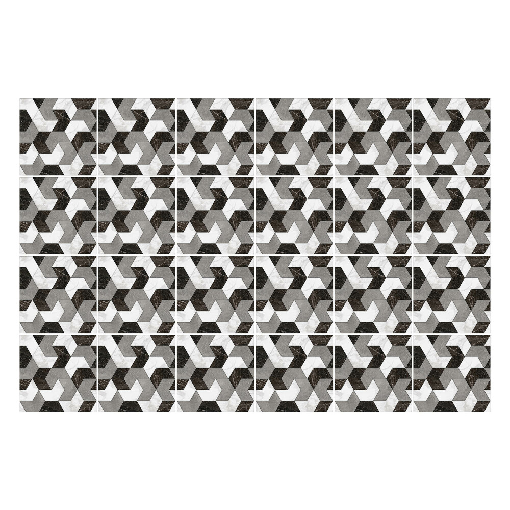 Konyha csempe matrica Geometriai alakzatok szövésben