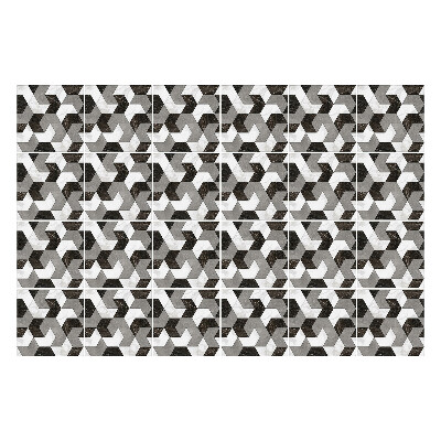 Konyha csempe matrica Geometriai alakzatok szövésben