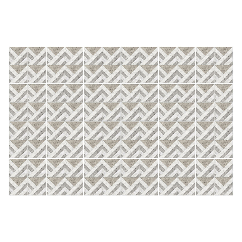 Csempe dekor matrica Cikcakk sakktábla mintában