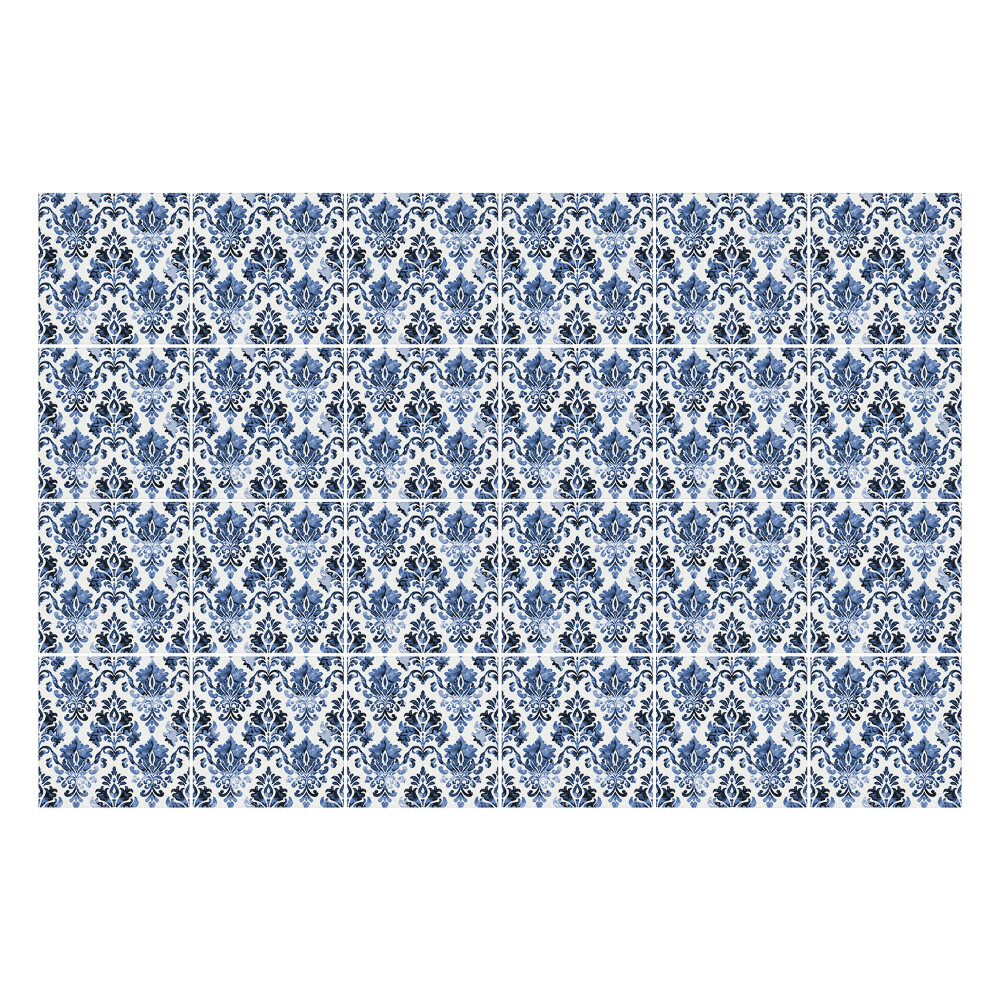 Csempe dekor matrica Klasszikus virágdísz