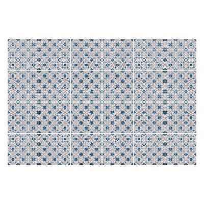 Csempe dekor matrica Geometrikus virágmotívumok