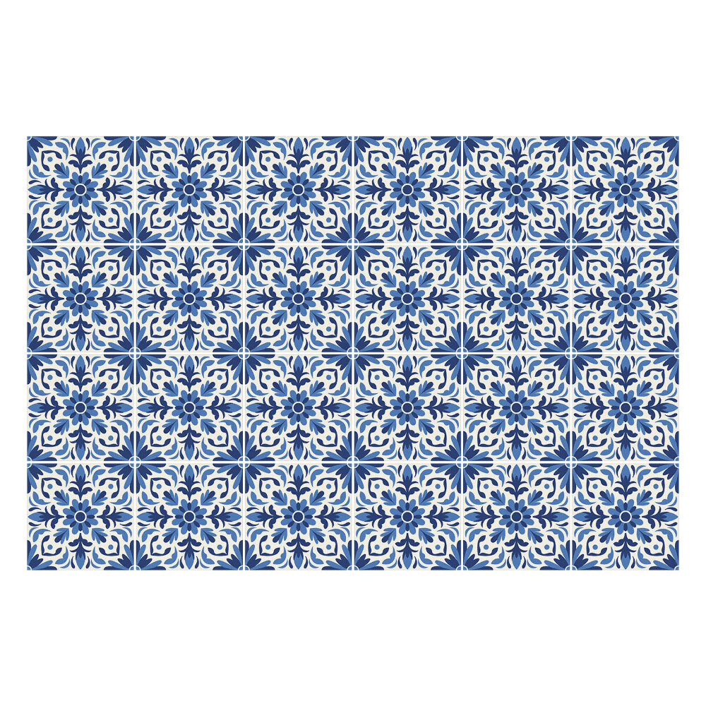 Fali csempe matrica Virágmotívum hálóban