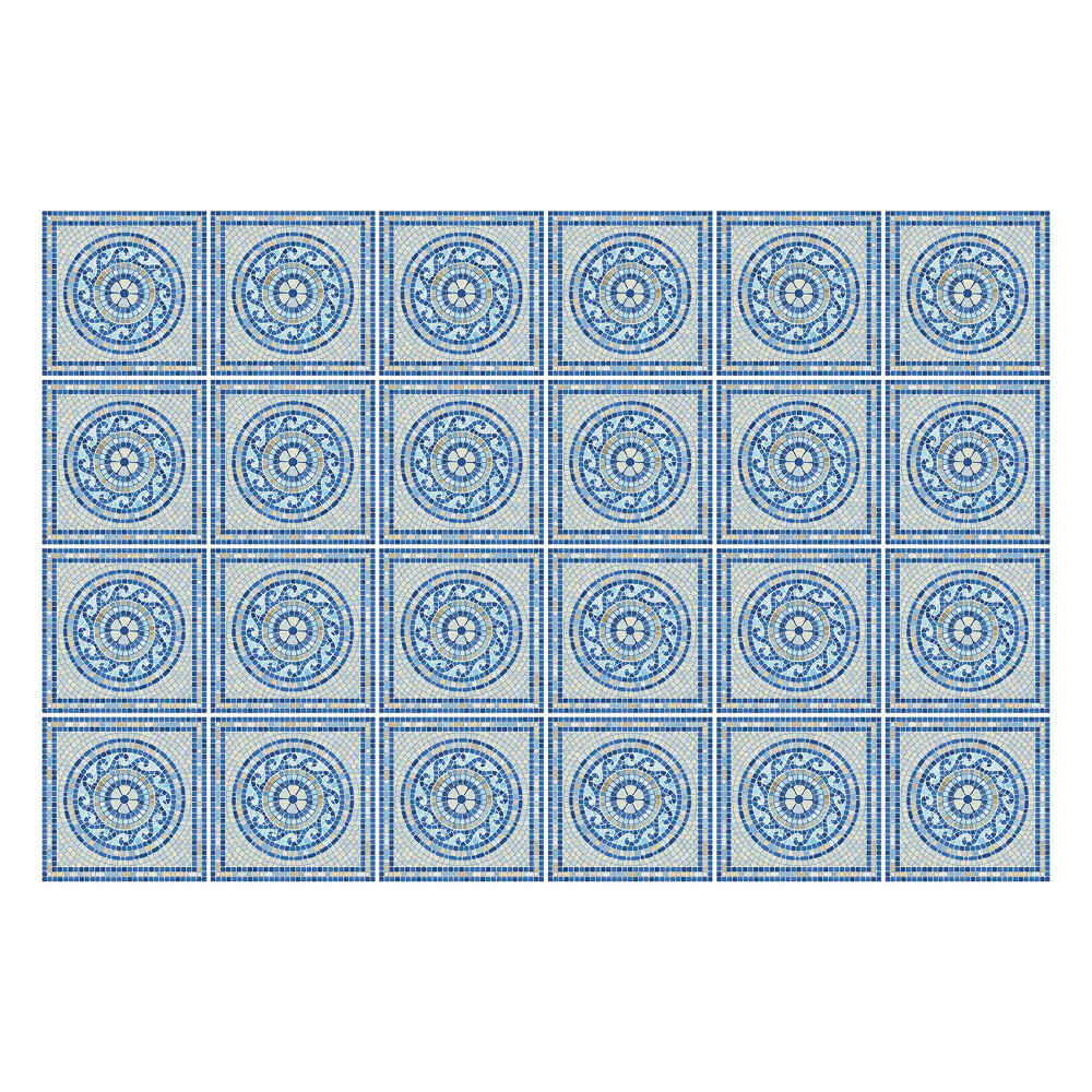 Csempe dekor matrica Geometriai körök egy rácsban