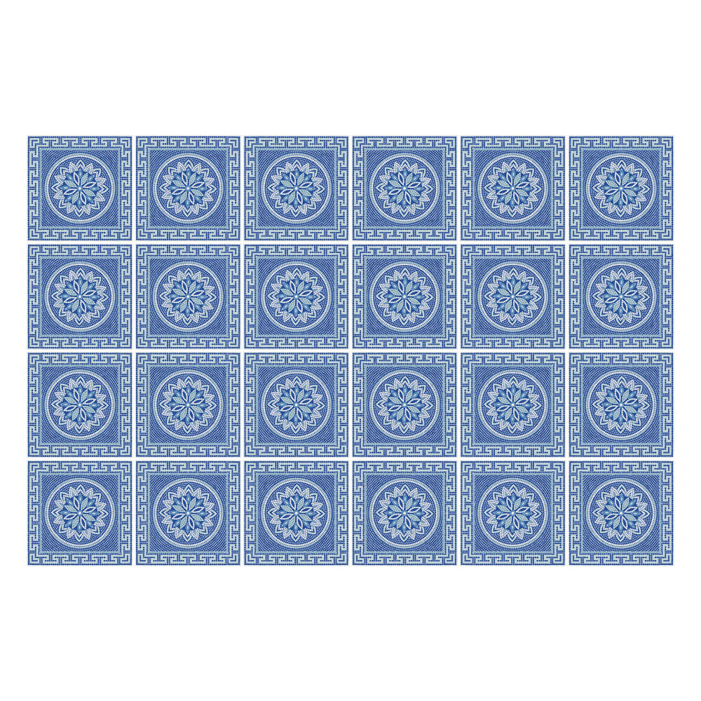 Konyha csempe matrica Virágmotívum hálóban