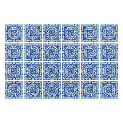 Konyha csempe matrica Virágmotívum hálóban