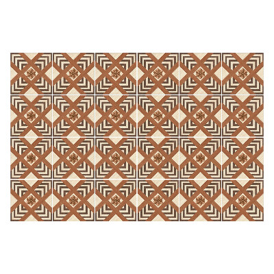 Fali csempe matrica Geometrikus rombuszok keretekkel