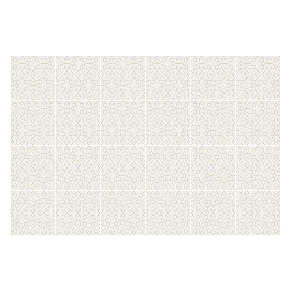 Konyha csempe matrica Finom virágos körök