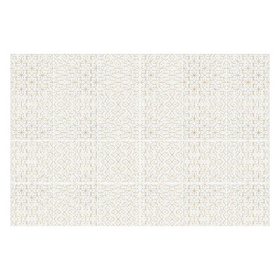 Konyha csempe matrica Finom virágos körök