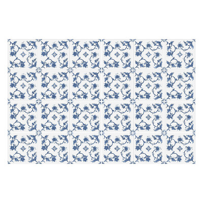 Fali csempe matrica Kis virágok és levelek