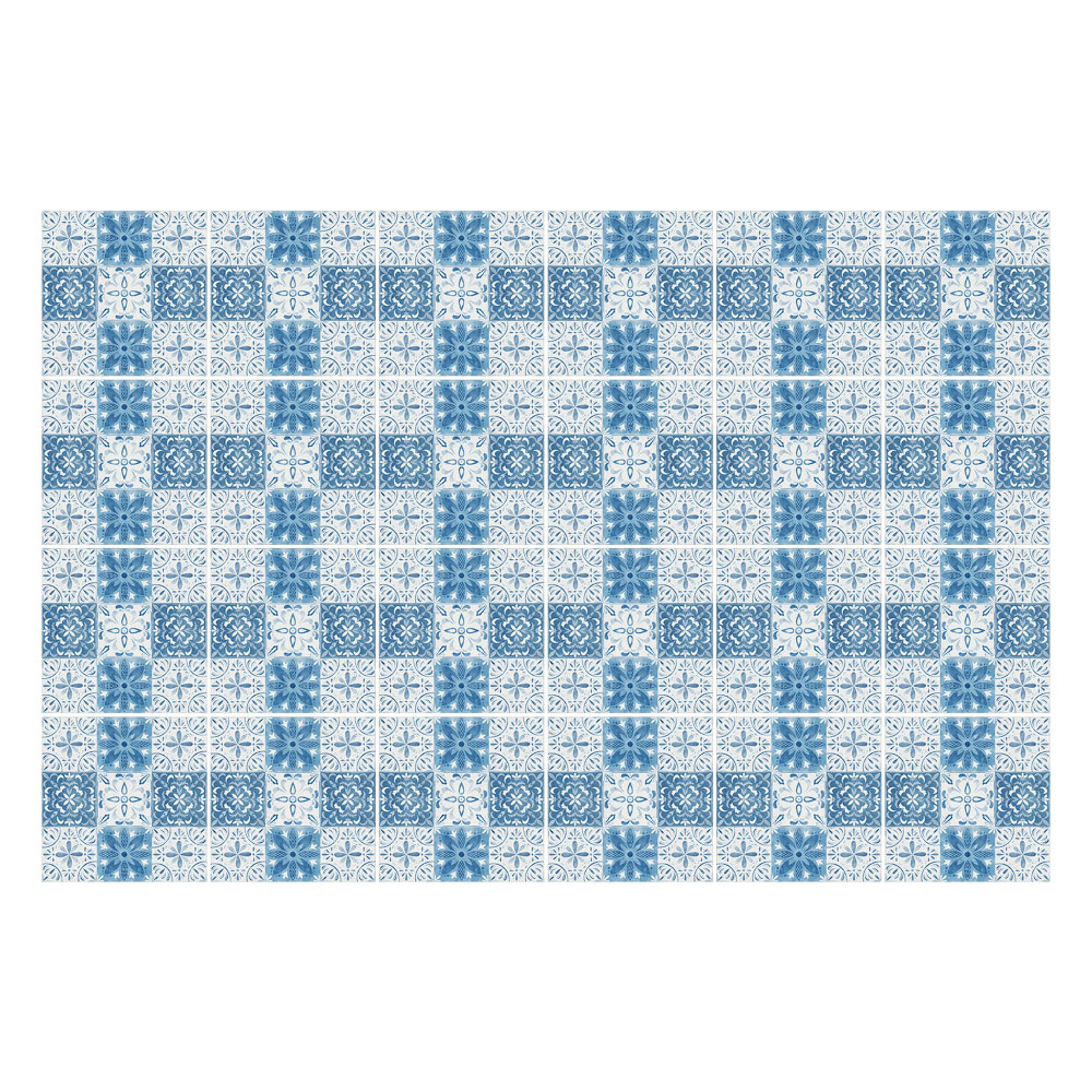 Csempe dekor matrica Kék csempék